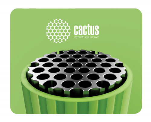 Коврик для мыши Cactus CS-MP-C01S Green Logo Мини 250x200x3мм фото 2