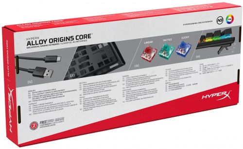 Клавиатура HyperX Alloy Origins Core Tenkeyless механическая черный USB for gamer LED фото 6