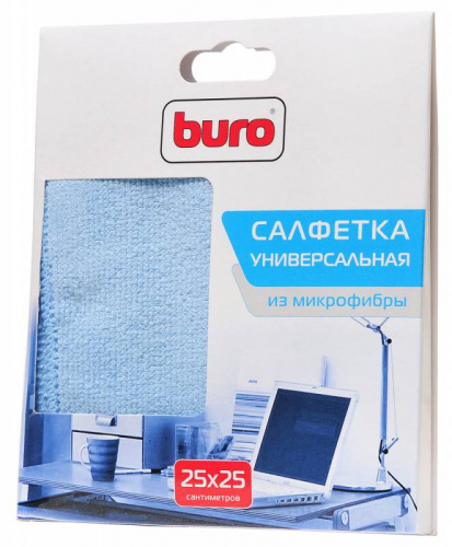 Салфетка Buro BU-MF для удаления пыли коробка 1шт 25х25см фото 2