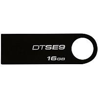 Флеш Диск Kingston 16Gb DataTraveler SE9 DTSE9H/16GB USB2.0 черный