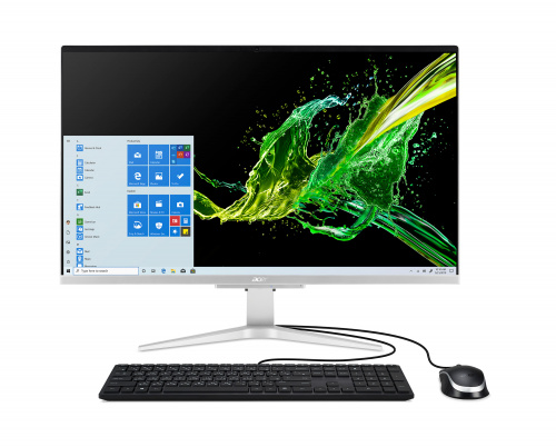 Моноблок Acer Aspire C27-962 27" Full HD i5 1035G1 (1)/8Gb/SSD256Gb/MX130 2Gb/Windows 10 Professional/GbitEth/WiFi/BT/65W/клавиатура/мышь/Cam/серебристый 1920x1080 фото 7