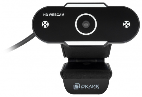 Камера Web Оклик OK-C012HD черный 1Mpix (1280x720) USB2.0 с микрофоном фото 9