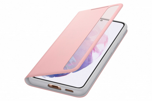 Чехол (флип-кейс) Samsung для Samsung Galaxy S21 Smart Clear View Cover розовый (EF-ZG991CPEGRU) фото 5