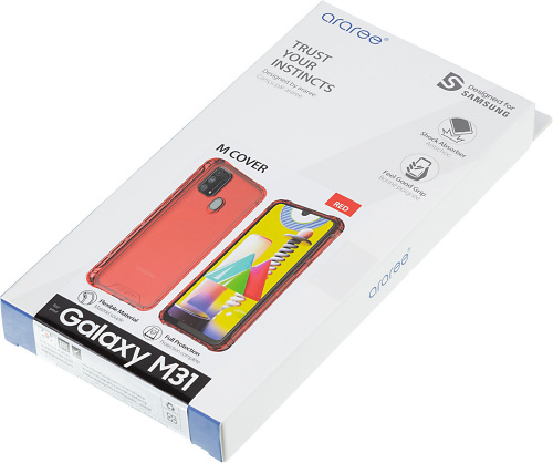 Чехол (клип-кейс) Samsung для Samsung Galaxy M31 araree M cover красный (GP-FPM315KDARR) фото 4