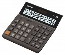 Калькулятор настольный Casio DH-16-BK-S-EP коричневый/черный 16-разр.