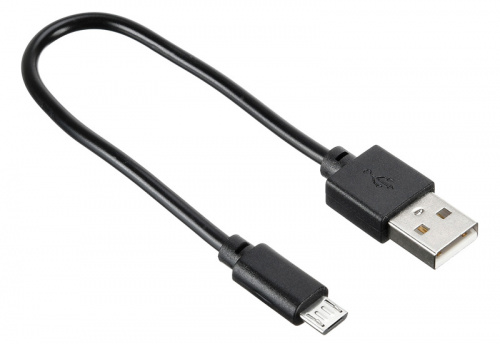 Кабель Digma MICROUSB-0.15M-BLK USB (m)-micro USB (m) 0.15м черный фото 2