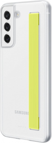 Чехол (клип-кейс) Samsung для Samsung Galaxy S21 FE Slim Strap Cover белый (EF-XG990CWEGRU) фото 2