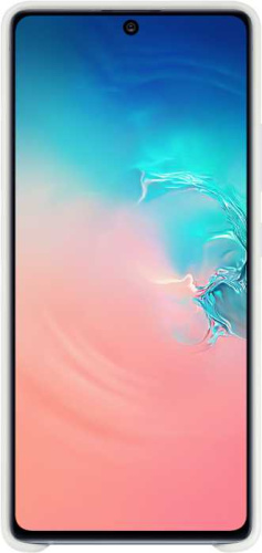 Чехол (клип-кейс) Samsung для Samsung Galaxy S10 Lite Silicone Cover белый (EF-PG770TWEGRU) фото 3