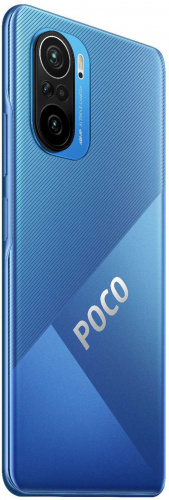 Смартфон Xiaomi Poco F3 256Gb 8Gb голубой моноблок 3G 4G 2Sim 6.67" 1080x2400 Android 11 48Mpix 802.11 a/b/g/n/ac NFC GPS GSM900/1800 GSM1900 MP3 A-GPS фото 5