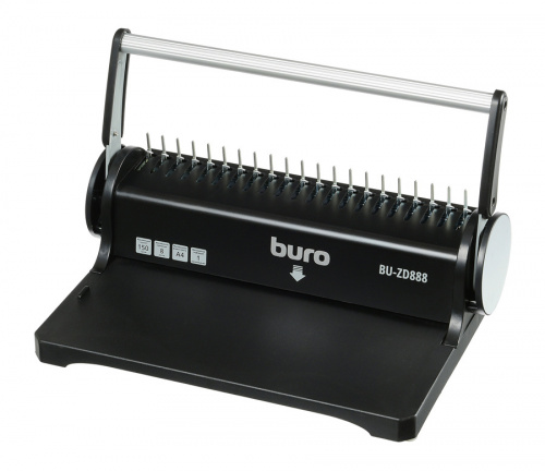 Переплетчик Buro BU-ZD888 A4/перф.8л.сшив/макс.150л./пластик.пруж. (6-19мм) фото 3