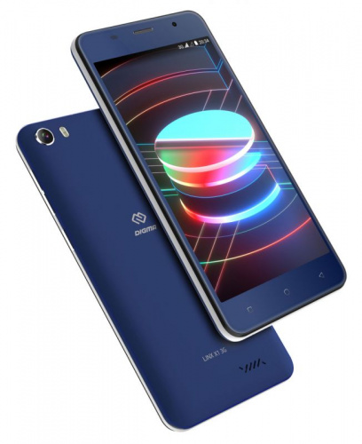 Смартфон Digma X1 3G Linx 16Gb 1Gb темно-синий моноблок 3G 2Sim 5" 720x1280 Android 8.1 8Mpix 802.11 b/g/n GPS GSM900/1800 GSM1900 TouchSc MP3 FM microSDHC max64Gb фото 3