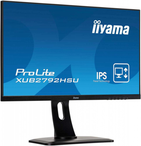 Монитор Iiyama 27" ProLite XUB2792HSU-B1 черный IPS LED 4ms 16:9 HDMI M/M матовая HAS Pivot 1000:1 250cd 178гр/178гр 1920x1080 D-Sub DisplayPort FHD USB 6.8кг фото 4