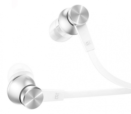 Гарнитура внутриканальные Xiaomi Mi In-Ear Basic 1.25м серебристый проводные в ушной раковине (ZBW4355TY/HSEJ03JY)