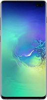 Смартфон Samsung SM-G975F Galaxy S10+ 128Gb 8Gb зеленый моноблок 3G 4G 2Sim 6.4" 1440x2960 Android 9 16Mpix WiFi NFC GPS GSM900/1800 GSM1900 Ptotect MP3 microSD max512Gb