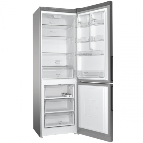 Холодильник Hotpoint-Ariston HF 5180 S серебристый (двухкамерный) фото 2