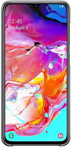 Чехол (клип-кейс) Samsung для Samsung Galaxy A70 Gradation Cover черный (EF-AA705CBEGRU) фото 4