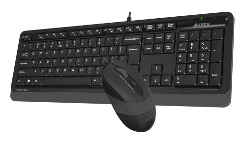 Клавиатура + мышь A4Tech Fstyler F1010 клав:черный/серый мышь:черный/серый USB Multimedia (F1010 GREY) фото 3