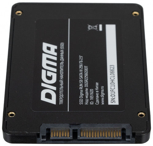 Накопитель SSD Digma SATA-III 256GB DGSR2256GS93T Run S9 2.5" фото 6