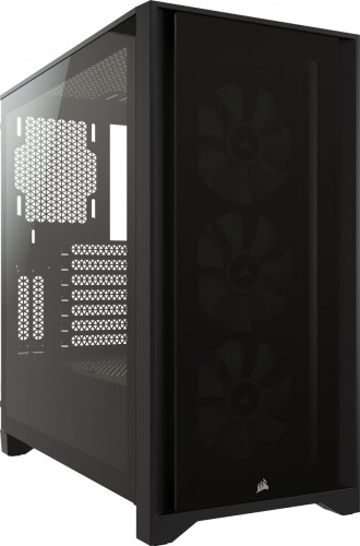 Корпус Corsair iCUE 4000X RGB черный без БП ATX 3x120mm 4x140mm 1xUSB3.0 audio bott PSU фото 7