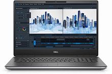 Ноутбук Dell Precision 7760 Core i7 11850H 16Gb SSD1Tb NVIDIA GeForce RTX A3000 6Gb 17.3" WVA UHD (3840x2160) Windows 10 Professional grey WiFi BT Cam