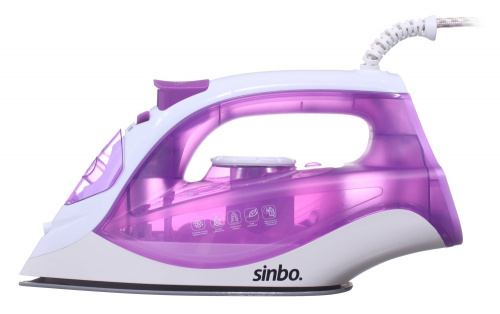 Утюг Sinbo SSI 6618 2200Вт фиолетовый/белый фото 2