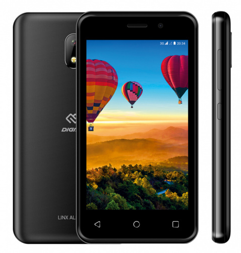 Смартфон Digma Alfa 3G Linx 4Gb 512Mb черный моноблок 3G 2Sim 4" 480x800 Android 8.1 2Mpix WiFi GPS GSM900/1800 GSM1900 TouchSc MP3 FM microSD max32Gb фото 4