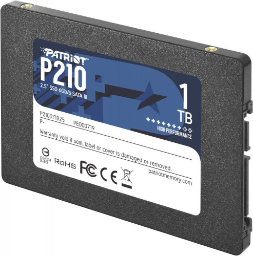 Накопитель SSD Patriot SATA-III 1TB P210S1TB25 P210 2.5" фото 2