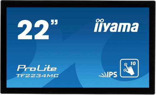 Монитор Iiyama 21.5" ProLite TF2234MC-B6X черный IPS LED 8ms 16:9 HDMI матовая 1000:1 350cd 178гр/178гр 1920x1080 D-Sub DisplayPort FHD USB Touch 4.4кг