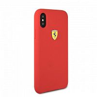 Чехол (клип-кейс) для Apple iPhone X/XS Ferrari красный (FESSIHCPXRE)