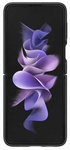 Чехол (клип-кейс) Samsung для Samsung Galaxy Z Flip3 Leather Cover черный (EF-VF711LBEGRU) фото 2
