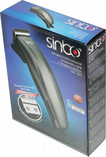 Машинка для стрижки Sinbo SHC 4361 серый/черный 8Вт (насадок в компл:4шт) фото 6