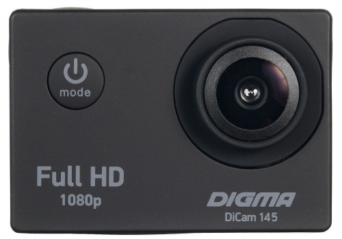 Экшн-камера Digma DiCam 145 черный