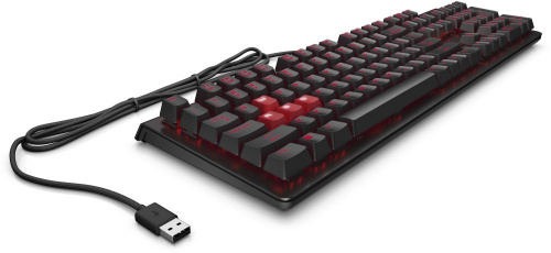 Клавиатура HP OMEN Encoder механическая черный/красный USB Multimedia for gamer для ноутбука LED (подставка для запястий) фото 2