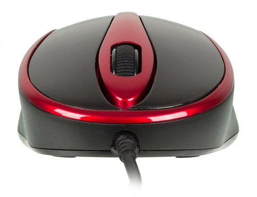 Мышь A4Tech V-Track Padless N-360 красный/черный оптическая (1200dpi) USB (3but) фото 4