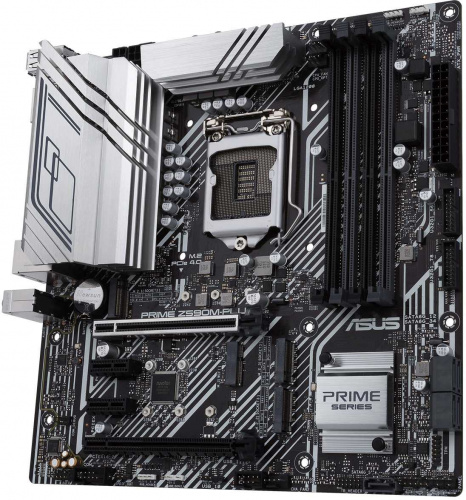 Материнская плата Asus PRIME Z590M-PLUS Soc-1200 Intel Z590 4xDDR4 mATX AC`97 8ch(7.1) GbLAN RAID+DVI+HDMI+DP фото 6