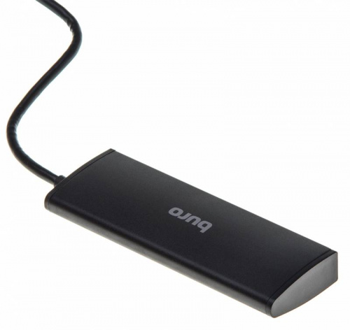 Разветвитель USB 3.0 Buro BU-HUB4-0.5-U3.0 4порт. черный фото 4