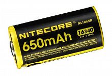 Аккумулятор Nitecore NL1665R CR123 Li-Ion 650mAh