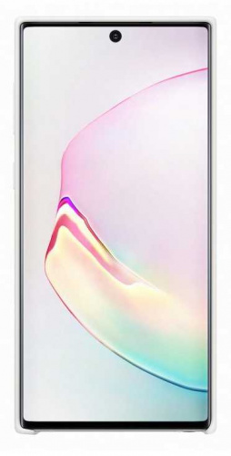 Чехол (клип-кейс) Samsung для Samsung Galaxy Note 10 Silicone Cover белый (EF-PN970TWEGRU) фото 2