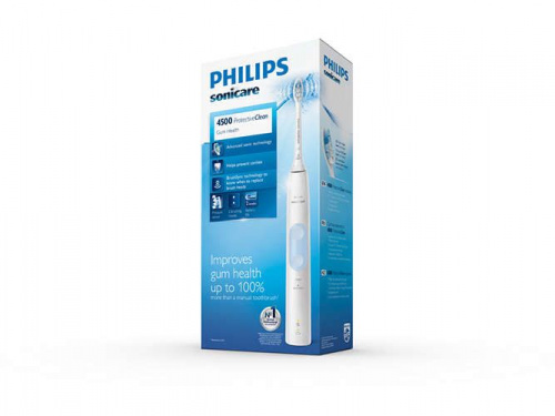 Зубная щетка электрическая Philips Sonicare ProtectiveClean HX6829/14 белый/голубой фото 4