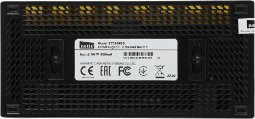 Коммутатор Netis ST3108GS 8x1Гбит/с неуправляемый фото 5