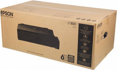 Принтер струйный Epson L1800 (C11CD82402) A3 USB черный фото 2
