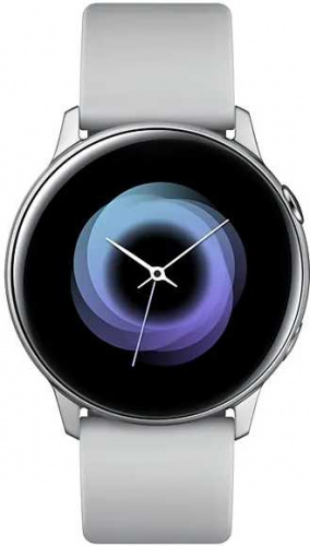 Смарт-часы Samsung Galaxy Watch Active 39.5мм 1.1" Super AMOLED серебристый (SM-R500NZSASER)