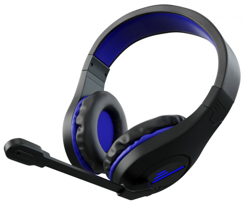 Наушники с микрофоном Оклик GMNG HS-L325G Blue черный/синий 2.2м мониторные оголовье (1533545) фото 6