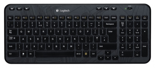 Клавиатура Logitech K360 черный USB беспроводная Multimedia для ноутбука фото 2