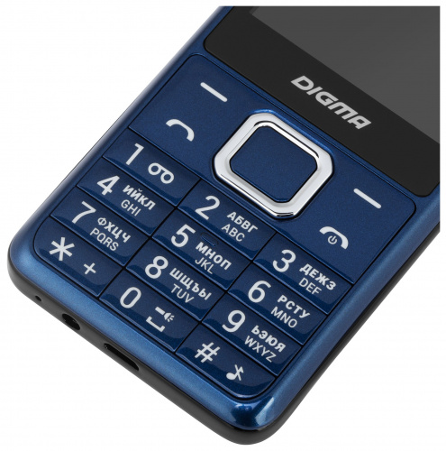 Мобильный телефон Digma LINX B280 32Mb темно-синий моноблок 2Sim 2.8" 240x320 0.08Mpix GSM900/1800 FM microSD max16Gb фото 5
