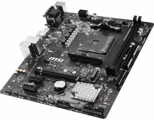 Материнская плата MSI B450M PRO-M2 MAX Soc-AM4 AMD B450 2xDDR4 mATX AC`97 8ch(7.1) GbLAN RAID+VGA+DVI+HDMI фото 3