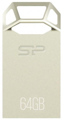 Флеш Диск Silicon Power 64Gb Touch T50 SP064GBUF2T50V1C USB2.0 серебристый