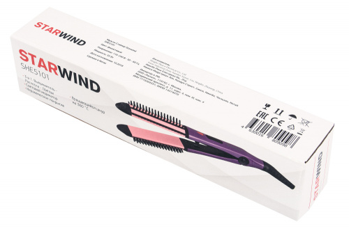 Щипцы Starwind SHE3101 30Вт макс.темп.:200С покрытие:керамическое фиолетовый фото 3