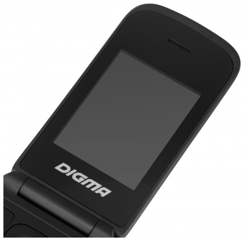 Мобильный телефон Digma VOX FS240 32Mb черный раскладной 2Sim 2.44" 240x320 0.08Mpix GSM900/1800 FM microSDHC max32Gb фото 13