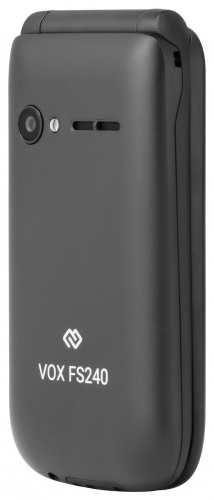 Мобильный телефон Digma VOX FS240 32Mb серый раскладной 2Sim 2.44" 240x320 0.08Mpix GSM900/1800 FM microSDHC max32Gb фото 16
